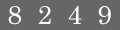 type in code